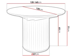 Stół rozkładany Zante 09