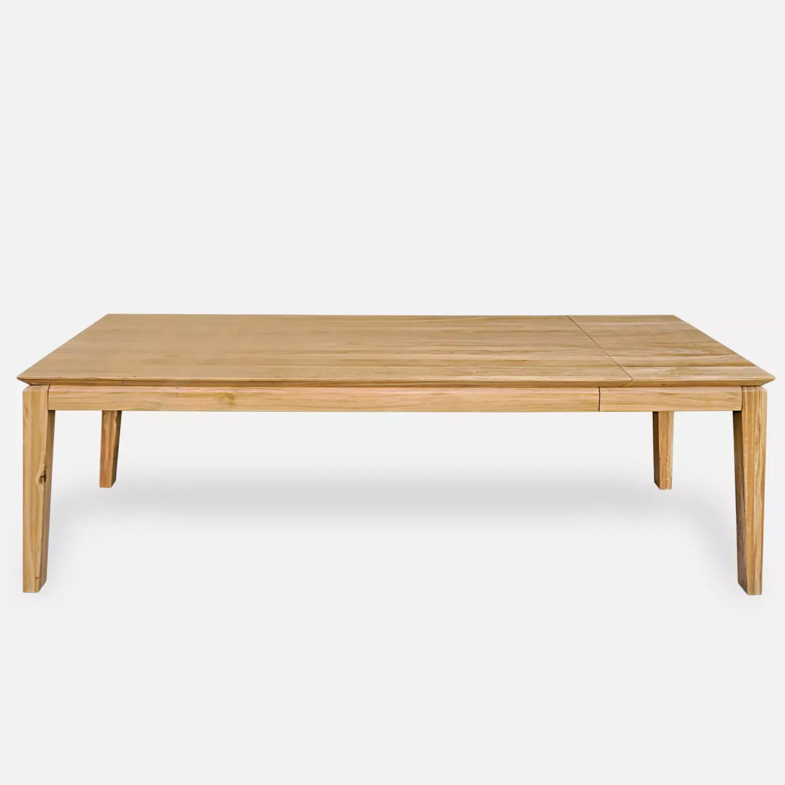 Stół rozkładany z litego drewna DANTE 120×80 + 1×45 cm