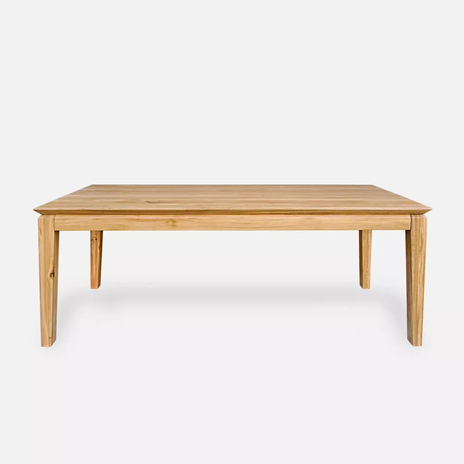 Stół rozkładany z litego drewna DANTE 120×80 + 1×45 cm