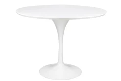 Stół TULIP PREMIUM 100 biały - MDF, metal