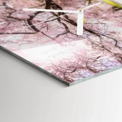 Stylowy zegar 30x30 Drzewa Wiśniowe zegar ścienny