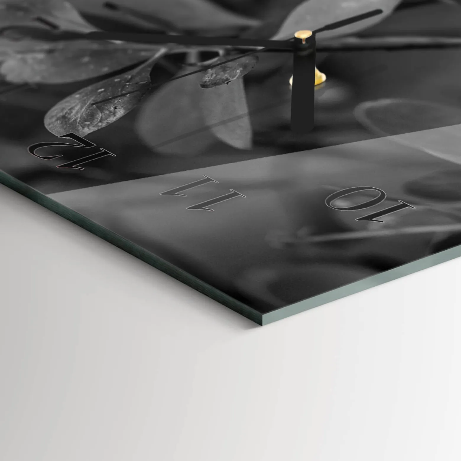 Stylowy zegar 30x60 Kot design na ścianę