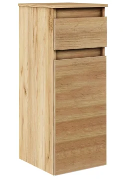 Słupek Megan 1S1D Dąb Craft Złoty 32X37X84 Cm
