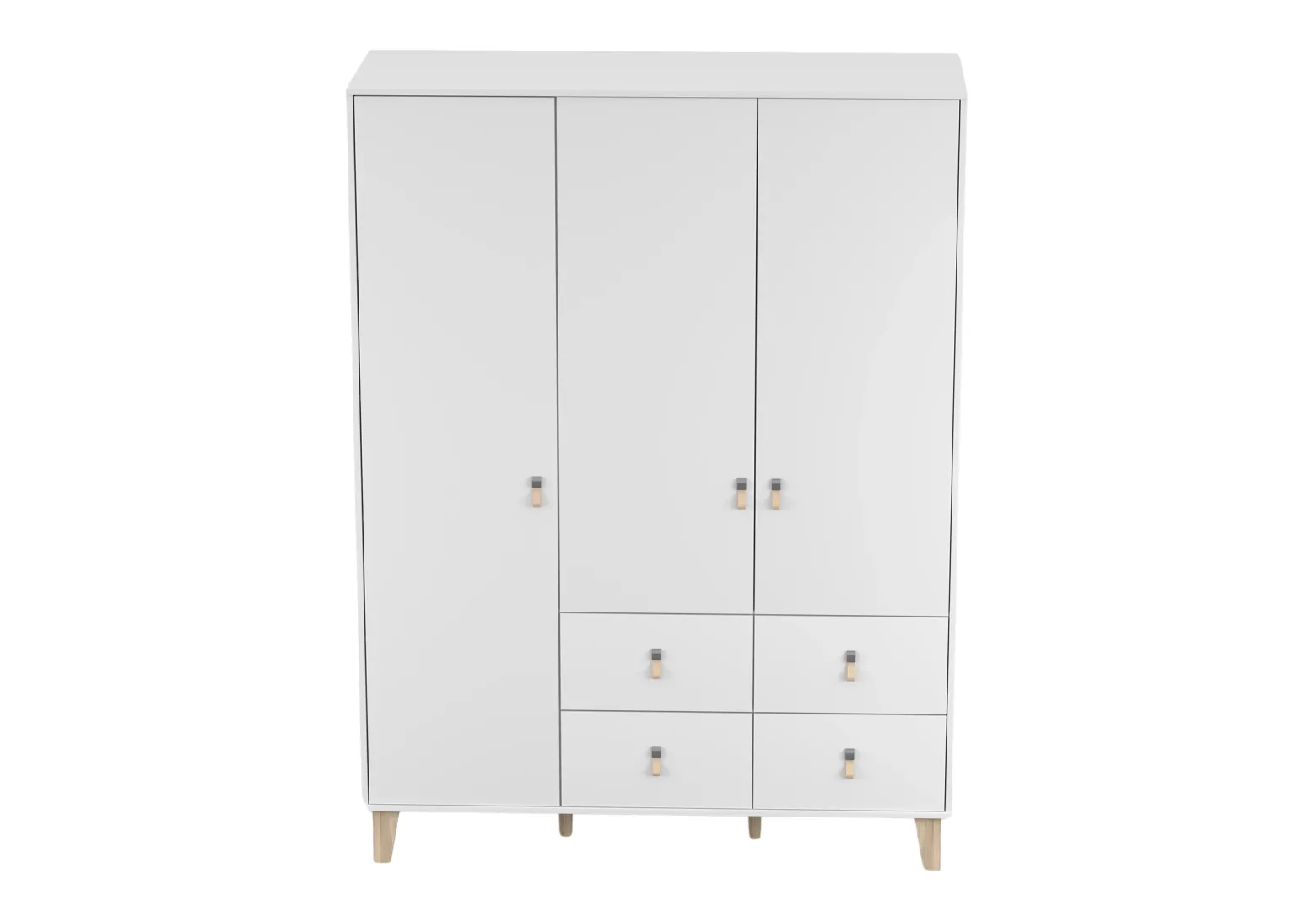 System młodzieżowy dziecięcy FIGO 19 Szafa 4S3D 150 cm