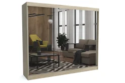 Szafa garderoba przesuwna BRENT 250 cm DAVE SONOMA