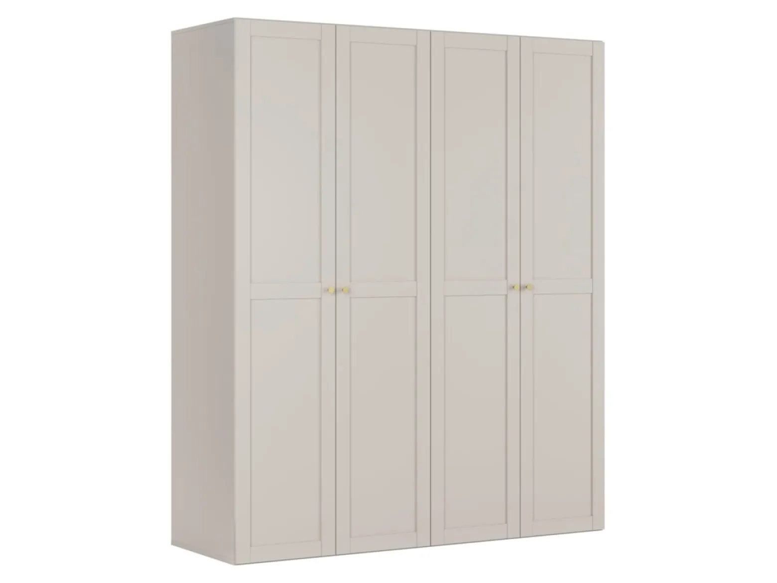 Szafa modułowa Flex 200 cm z 4 drzwiami kaszmir