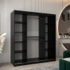 Szafa przesuwna garderoba ROMA 02 180 czarny + sonoma