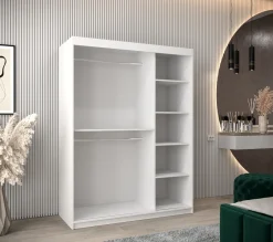Szafa przesuwna Garderoba YORK 2 150 biały/sonoma
