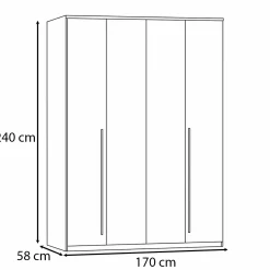 Szafa Bari 170 cm