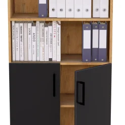 Szafa biurowa LOFT CLARO 5OH Dąb Lancelot