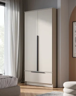 Szafa do sypialni 90 cm z drążkiem SORO