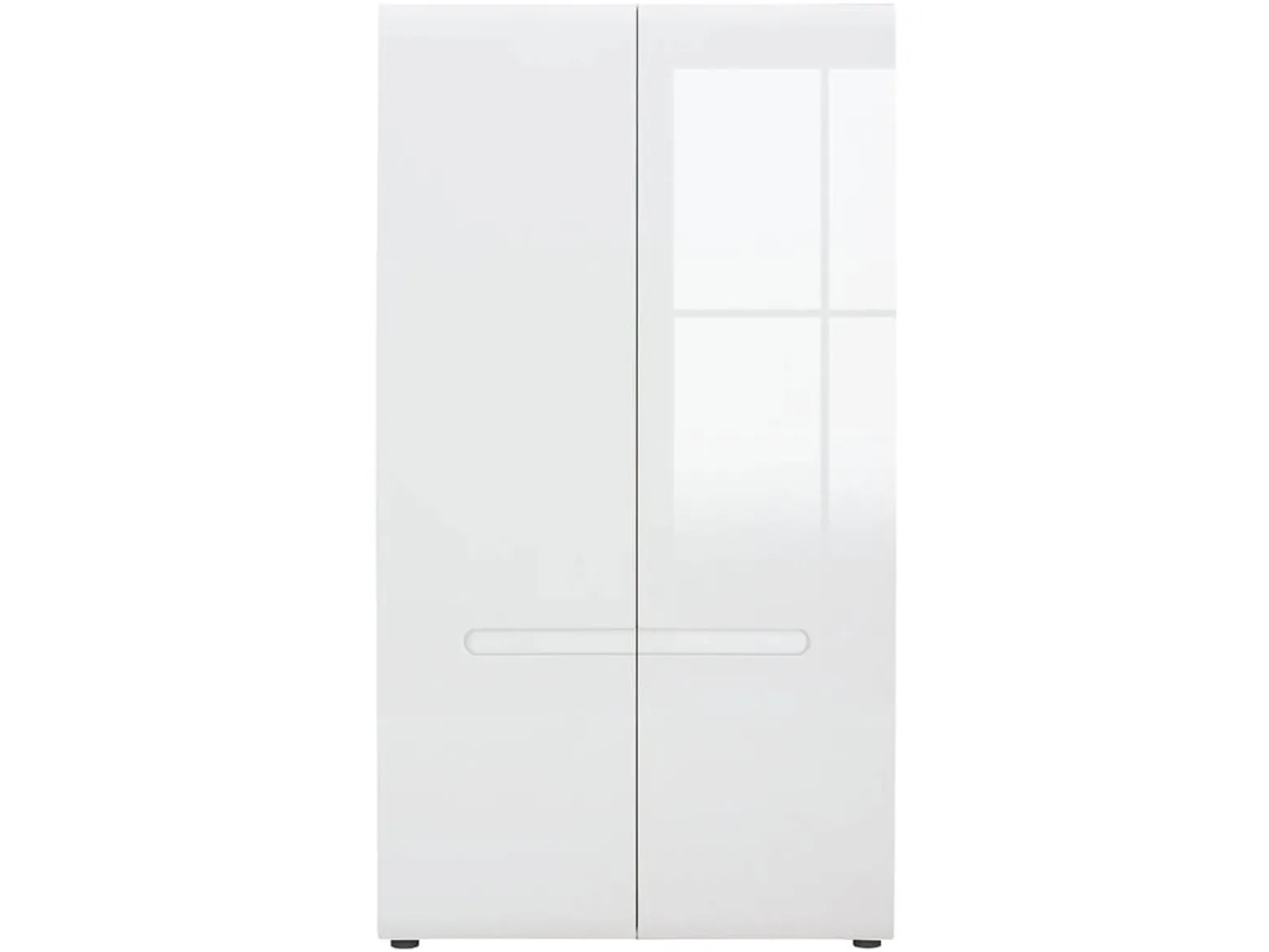 Szafa dwudrzwiowa Azteca Trio 105 cm biały połysk