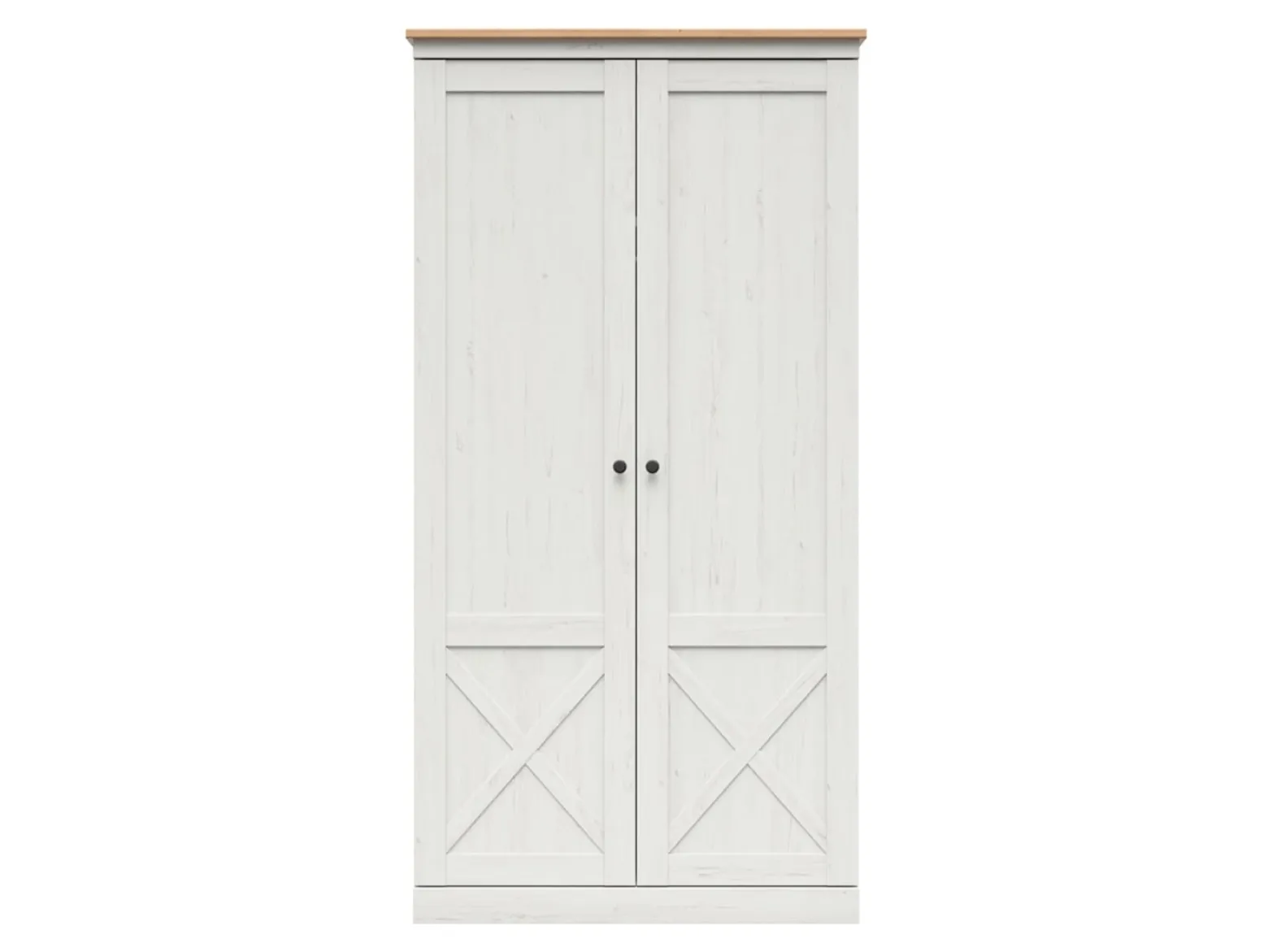 Szafa dwudrzwiowa Frija 103 cm sosna andersen biała