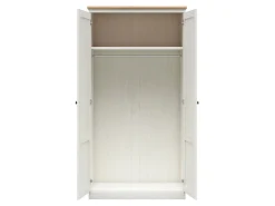 Szafa dwudrzwiowa Frija 103 cm sosna andersen biała
