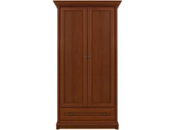 Szafa dwudrzwiowa Kent 110 cm z szufladą kasztan