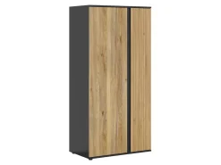 Szafa dwudrzwiowa Luen 95 cm dąb tegola/dąb mauvella