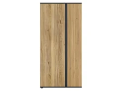 Szafa dwudrzwiowa Luen 95 cm dąb tegola/dąb mauvella