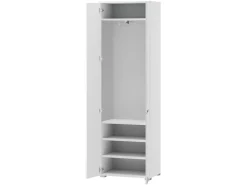 Szafa dwudrzwiowa Selene 60 cm z lustrem biała