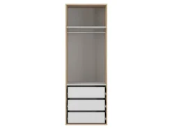 Szafa Flex 75 cm z lustrem dąb sonoma