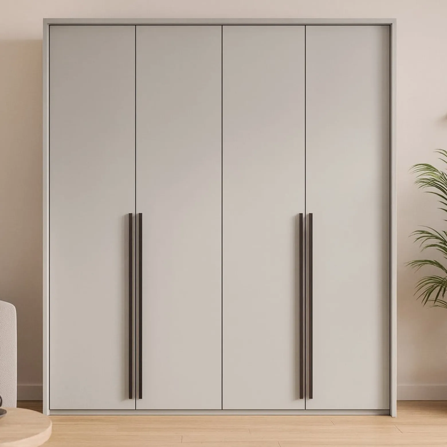 Szafa GIANA 210 cm 4-Drzwiowa Beż piaskowy – Szafa uchylna