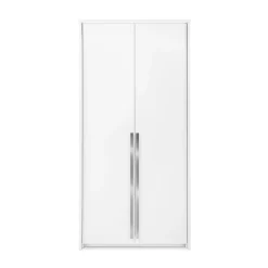 Szafa GIANA 105 cm 2-Drzwiowa Biała – Szafa z Drążkiem