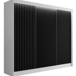 Szafa LED z drzwiami przesuwnymi i lamelami VILANv2 250 x 215 cm