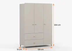 Szafa Mario 3D2S 120 cm