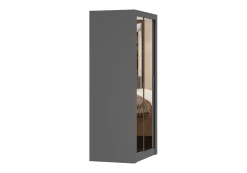 Szafa Milan 100 cm Szary mat/Szary mat