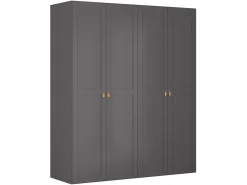 Szafa modułowa Flex 200 cm z drzwiami grafit