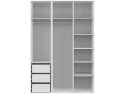 Szafa modułowa Flex 150 cm z drzwiami biała
