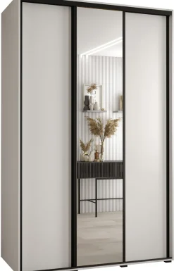 Szafa przesuwna 60 Cannes 3 160 biały+biały+czarny
