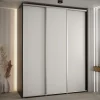 Szafa przesuwna 60 Cannes 1 190 czarny+biały+srebrny
