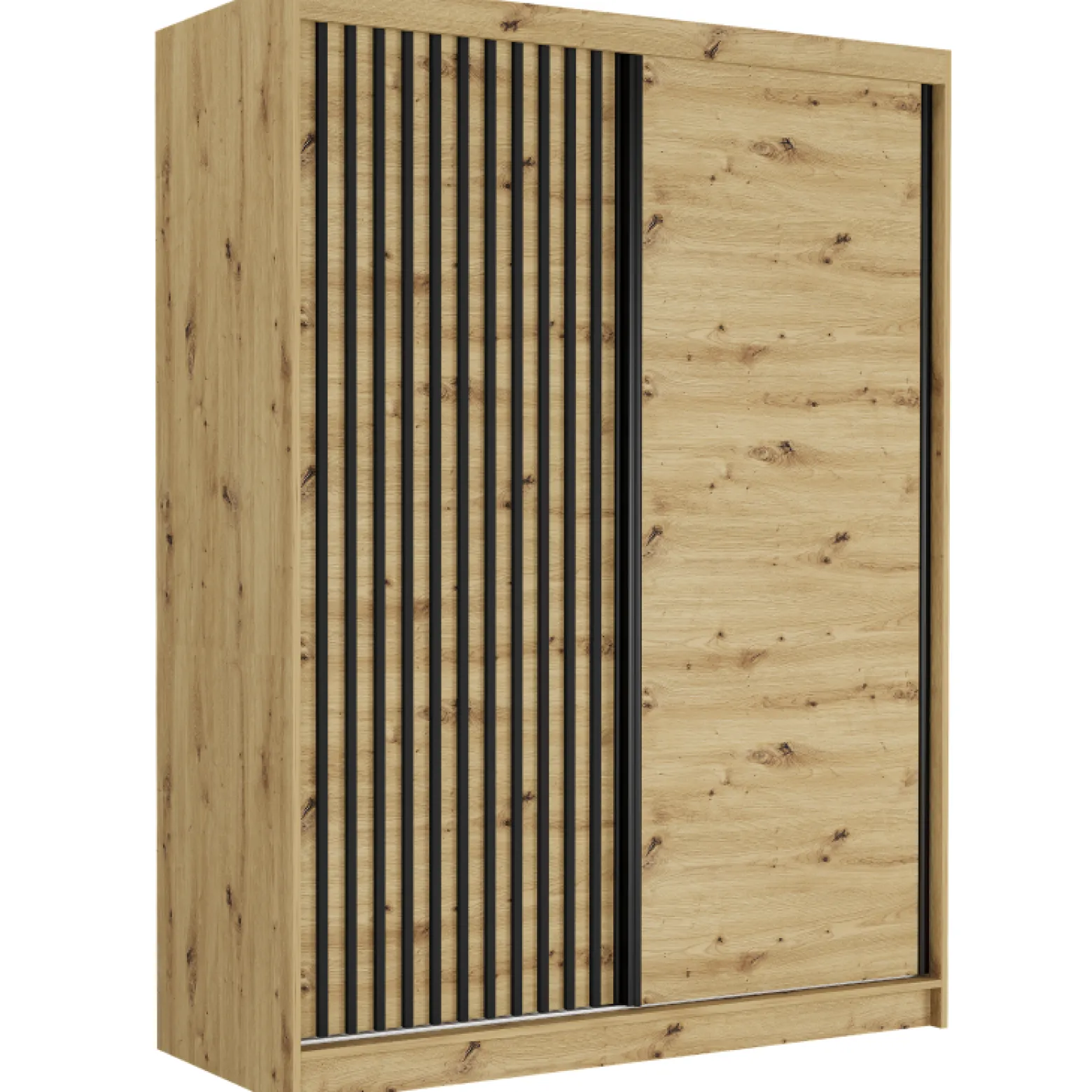 Szafa przesuwna 150 cm z lustrem lamele FRAMIRE Rivano VIII artisan artisan