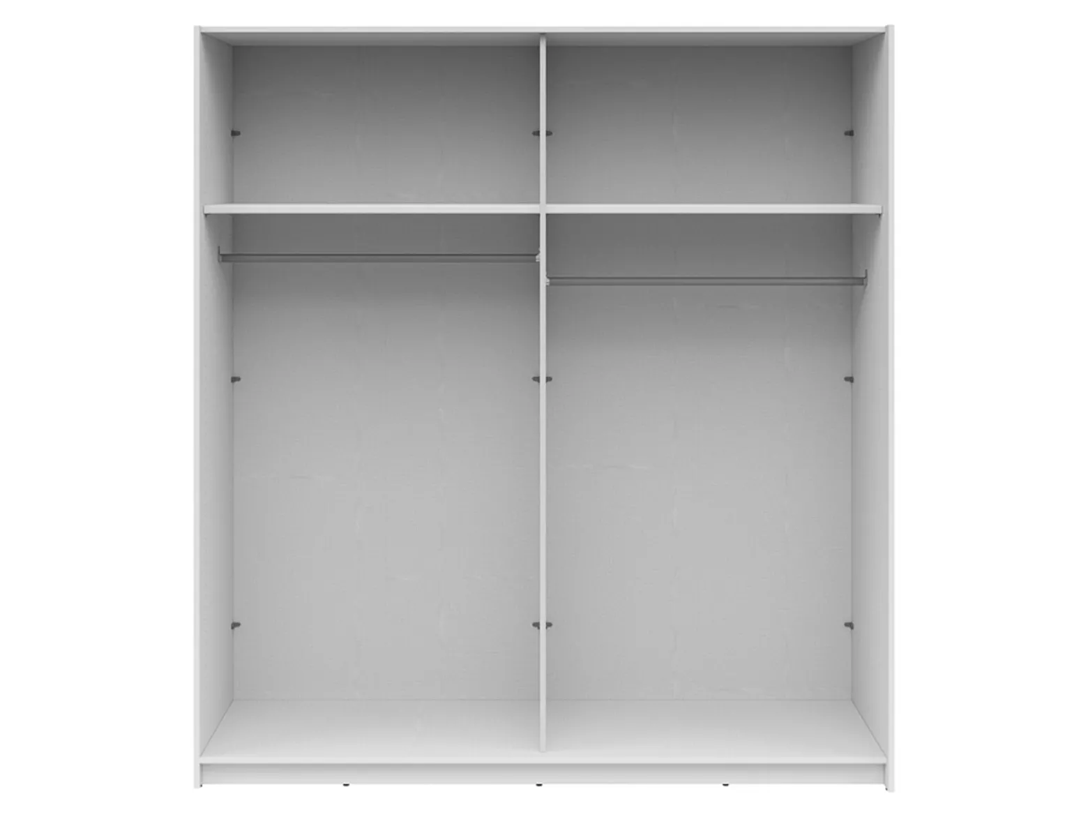 Szafa przesuwna Eleven 181 cm z lustrem biała