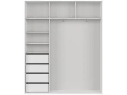 Szafa przesuwna Flex 180 cm biała
