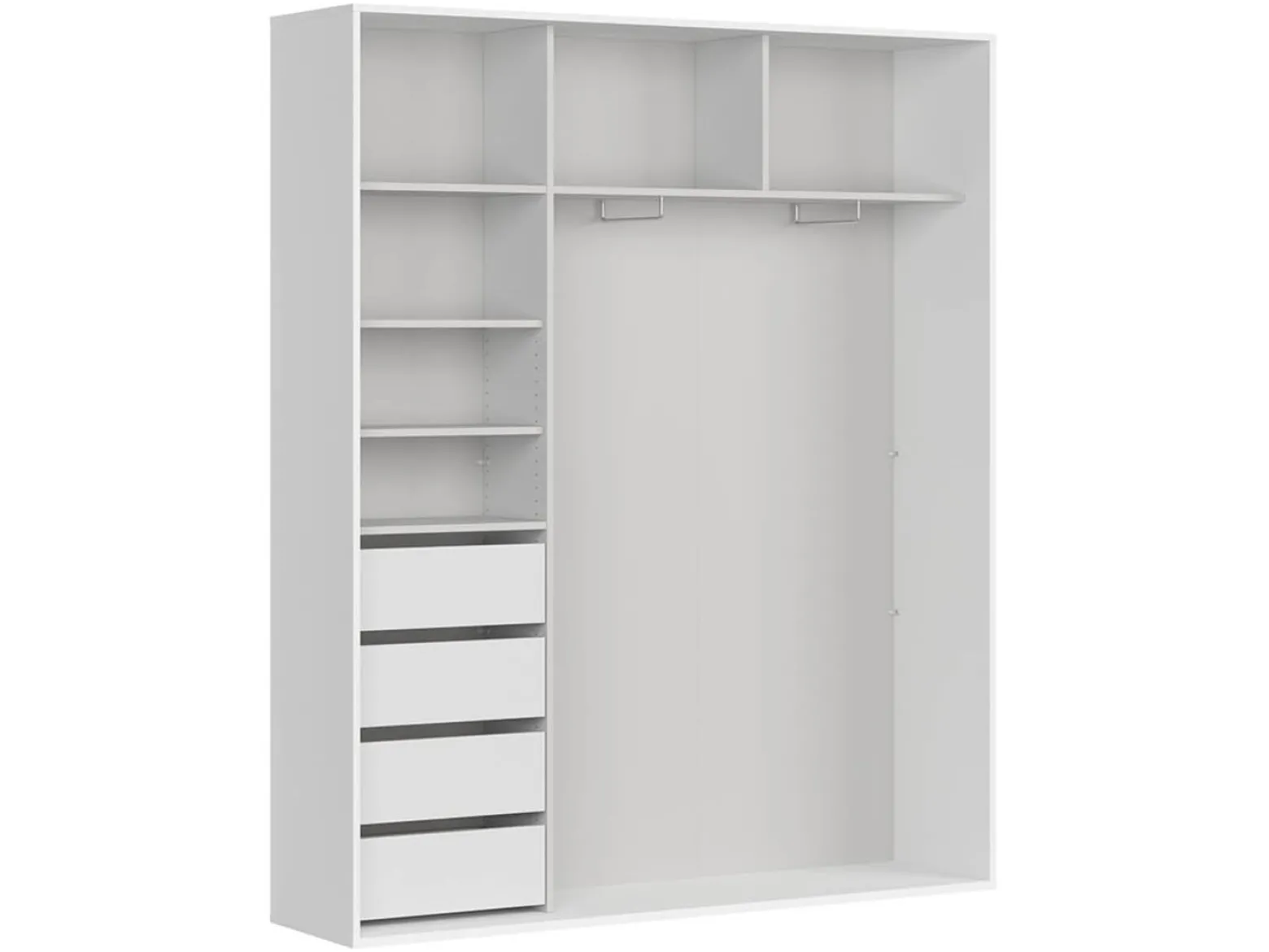 Szafa przesuwna Flex 180 cm biała
