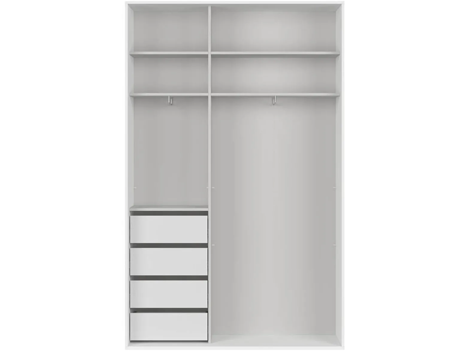 Szafa przesuwna Flex 150 cm biała