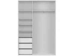 Szafa przesuwna Flex 150 cm biały/dąb wotan