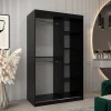 Szafa przesuwna Garderoba DOME 3 120 czarny