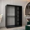 Szafa przesuwna Garderoba FLUTES 2 150 czarny