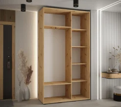 Szafa przesuwna Garderoba LANKO 1 140 gł. 45 artisan/artisan