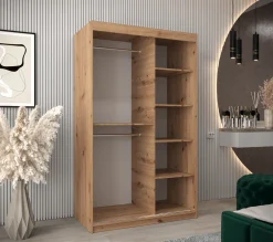 Szafa przesuwna Garderoba YORK 2 120 artisan/biały