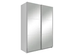 Szafa przesuwna Neo 150 cm z lustrem biała