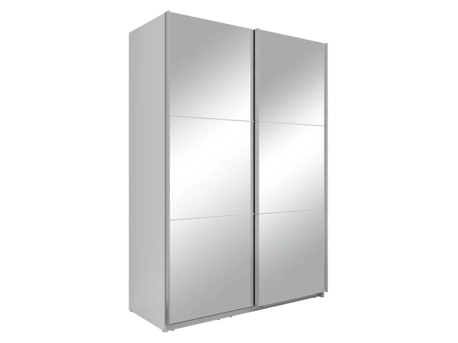 Szafa przesuwna Neo 150 cm z lustrem biała