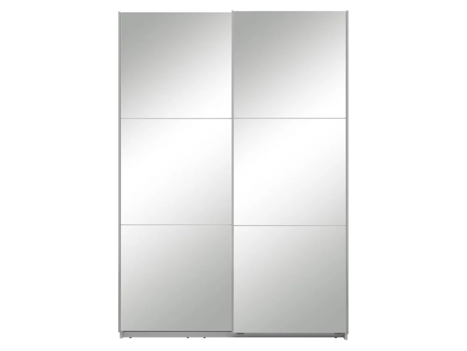 Szafa przesuwna Neo 150 cm z lustrem biała
