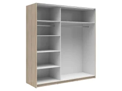 Szafa przesuwna Tetrix 183 cm z lustrem dąb sonoma