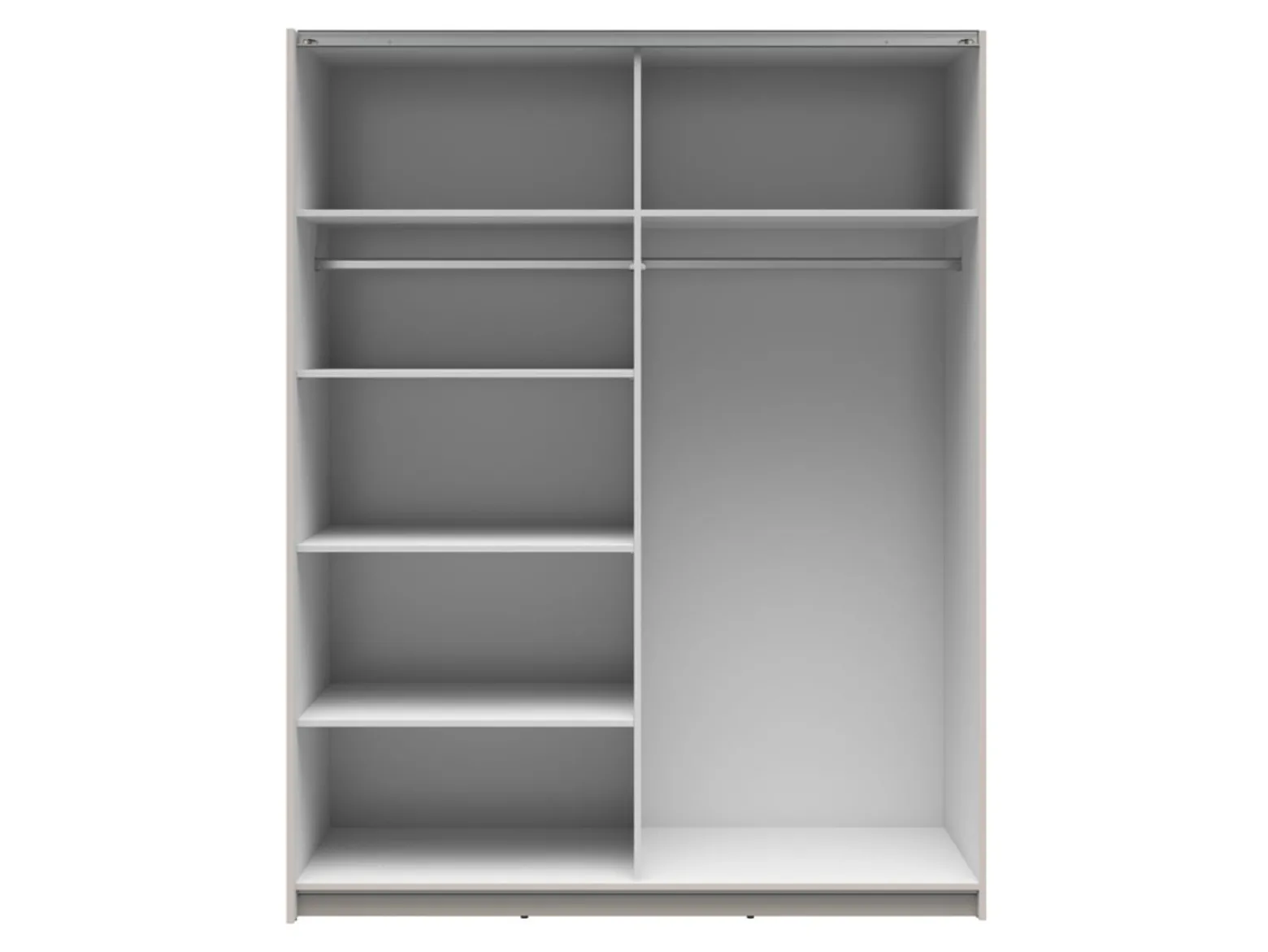 Szafa przesuwna Tetrix 153 cm z lustrem kaszmir