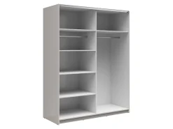 Szafa przesuwna Tetrix 153 cm z lustrem kaszmir