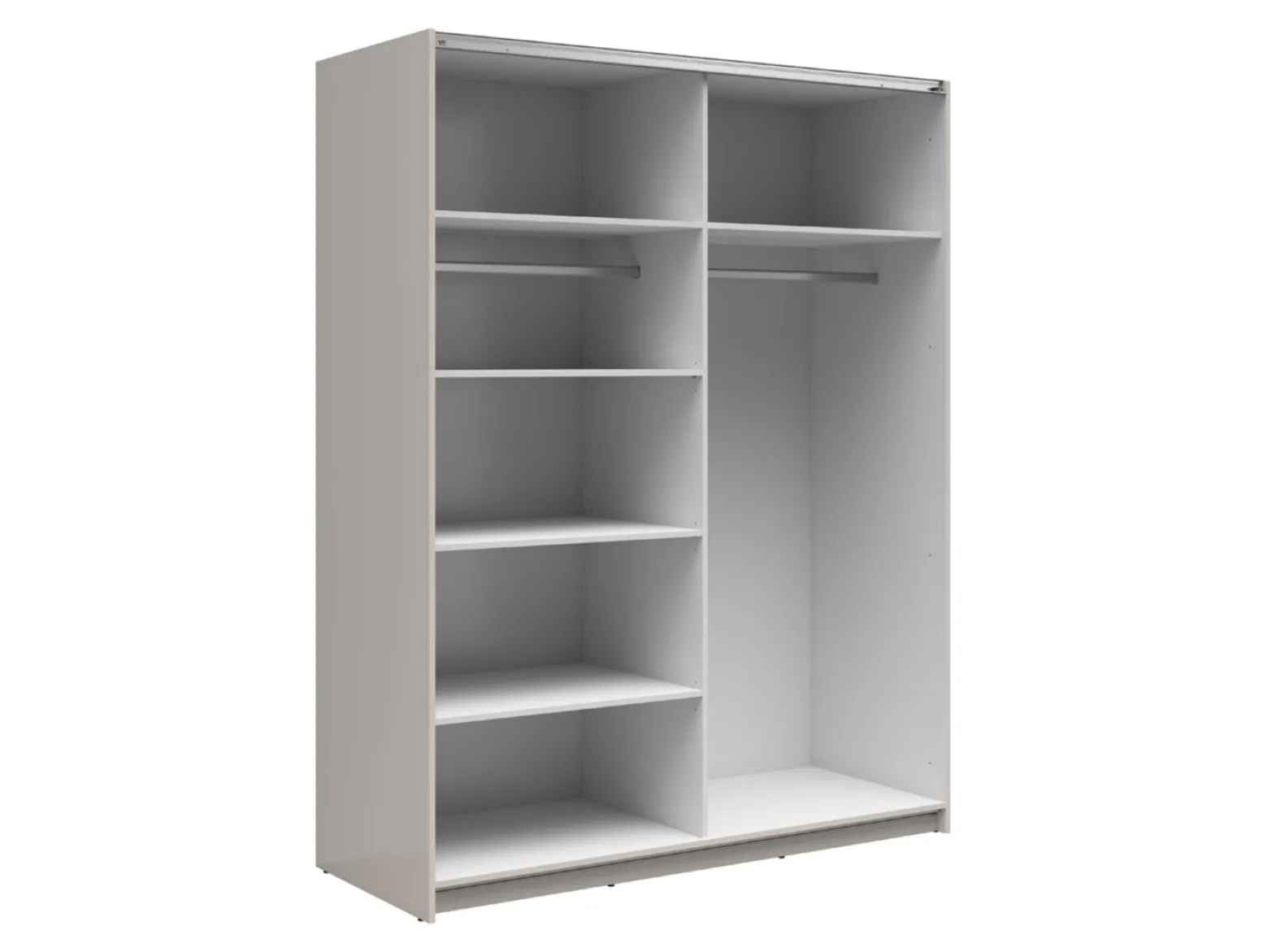 Szafa przesuwna Tetrix 153 cm z lustrem kaszmir