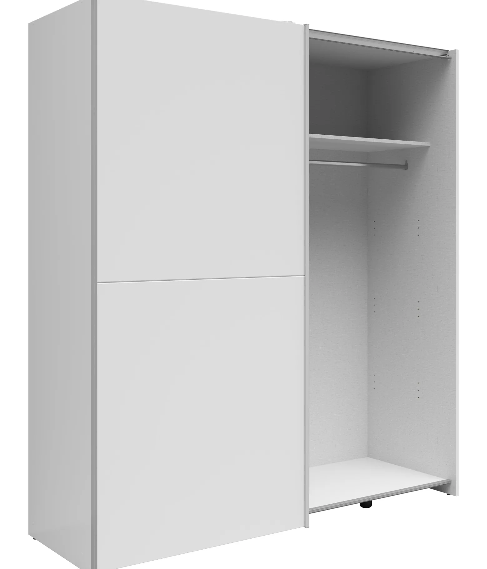 Szafa przesuwna Time 2 170 cm biały/dąb artisan
